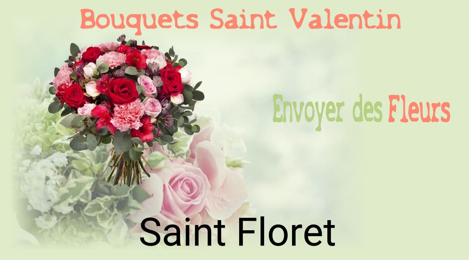 Roses de Saint-Valentin livrées à Saint-Floret